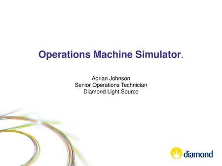 Operations Machine Simulator.