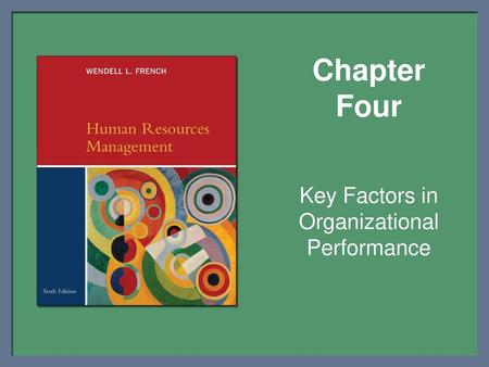 Key Factors in Organizational Performance