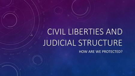 Civil Liberties and judicial structure