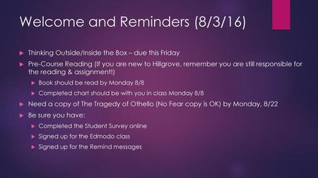 synthesis essay reminders