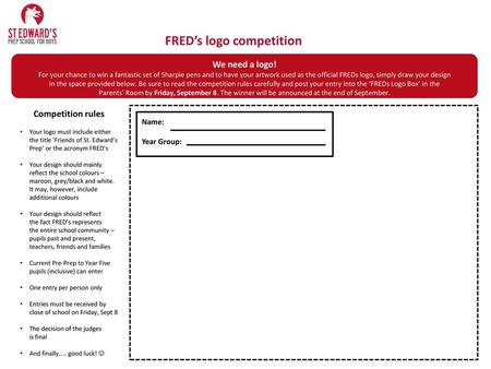 FRED’s logo competition