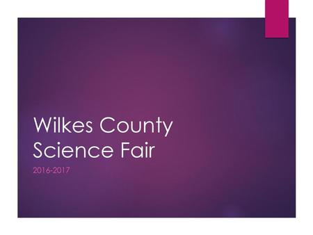 Wilkes County Science Fair
