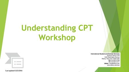 Understanding CPT Workshop