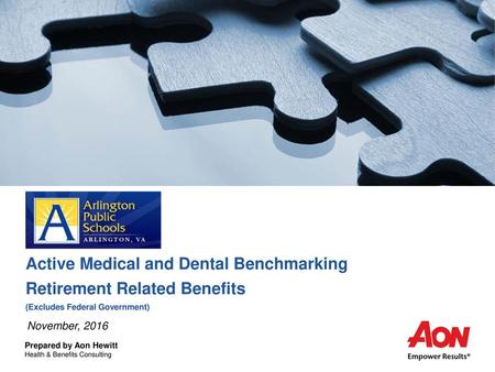 2017 Medical/ Rx Recommendations Dental Benchmarking