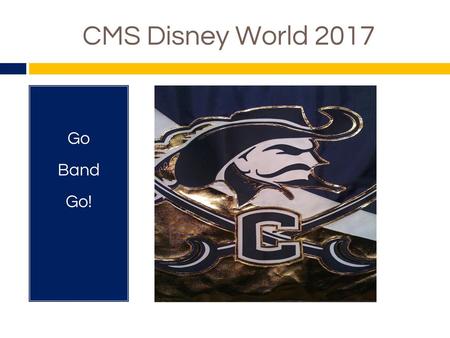 CMS Disney World 2017 Go Band Go!.