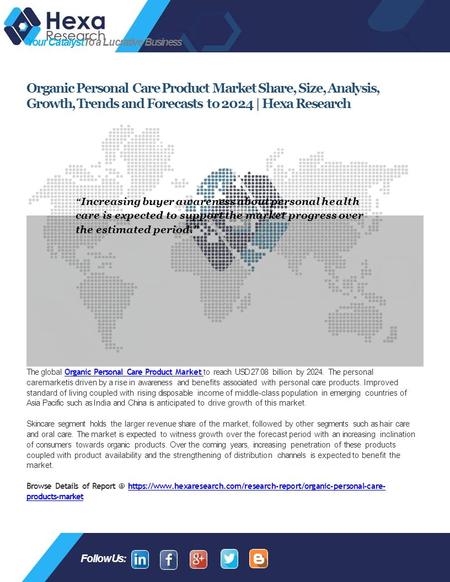 Organic Personal Care Product Market