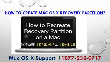 How to Create Mac OS X Recovery Partition?
