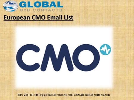 European CMO  List.