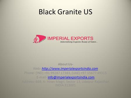 Black Granite US 
