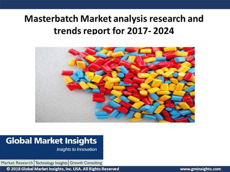 © 2018 Global Market Insights, Inc. USA. All Rights Reserved  Masterbatch Market analysis research and trends report for