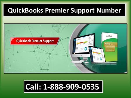 QuickBooks Premier Support 1-888-909-0535 Number 
