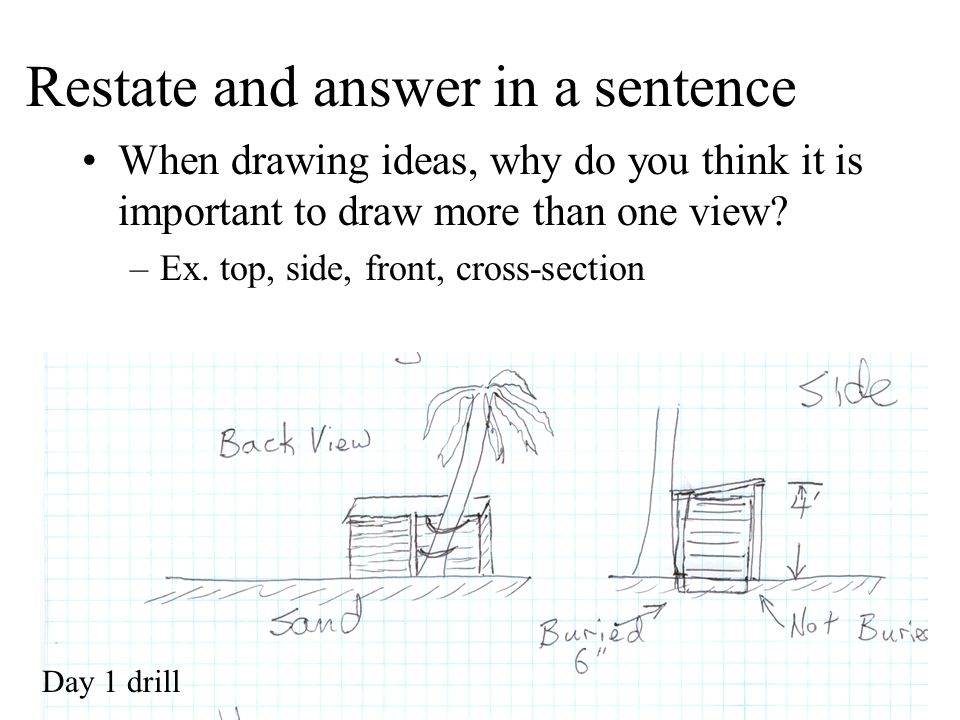 Draw and write the sentence