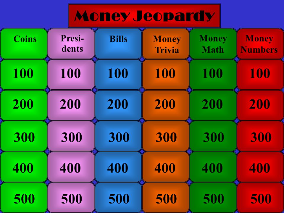 coinsbillsmoney trivia money math ppt download