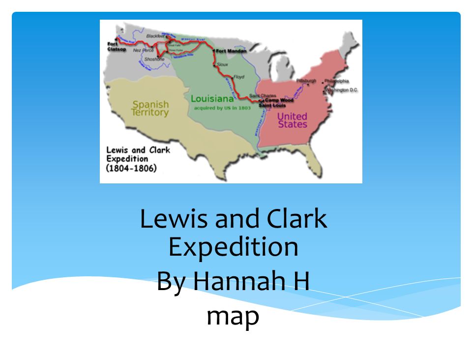 Louisiana Purchase Map Lewis And Clark