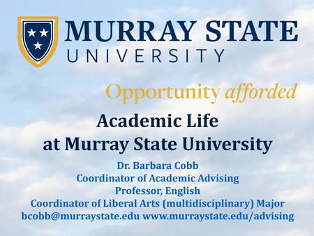 Academic Life at Murray State University