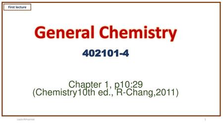 (Chemistry10th ed., R-Chang,2011)