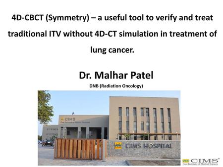 Dr. Malhar Patel DNB (Radiation Oncology)