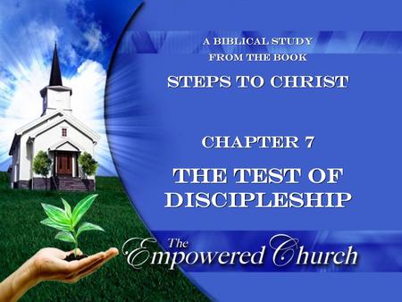 The Test of Discipleship