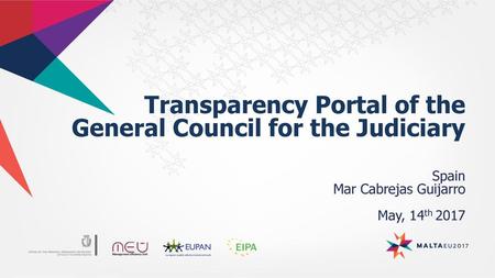 Transparency Portal of the General Council for the Judiciary