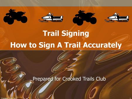 How to Sign A Trail Accurately