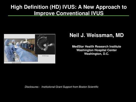 High Definition (HD) IVUS: A New Approach to Improve Conventional IVUS