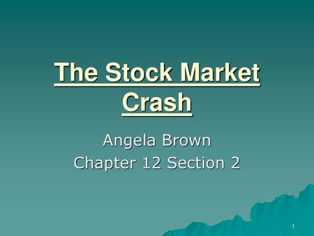 Angela Brown Chapter 12 Section 2