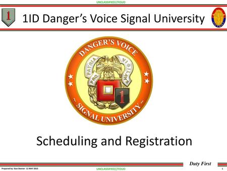 1ID Danger’s Voice Signal University