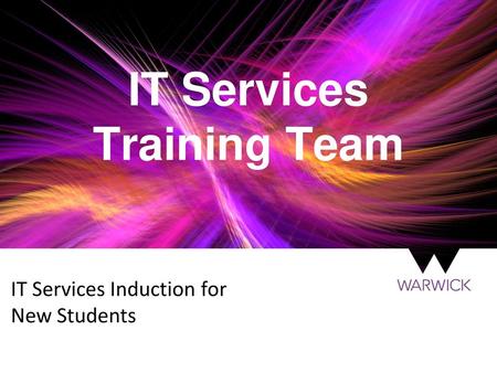 IT Services Training Team