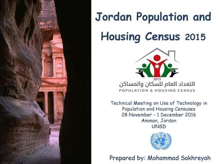 Jordan Population and Housing Census 2015