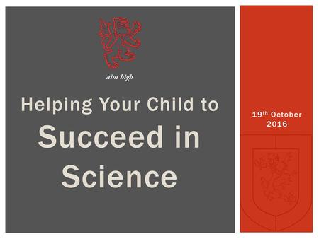 Helping Your Child to Succeed in Science