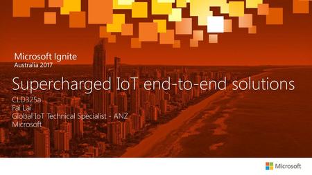 Supercharged IoT end-to-end solutions