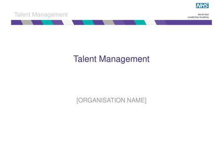 Talent Management [ORGANISATION NAME].