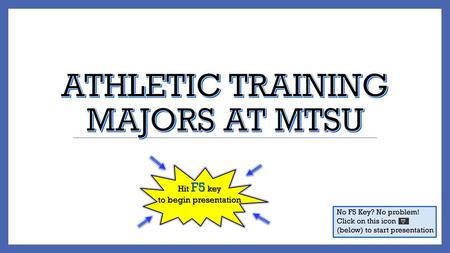 Athletic Training Majors at MTSU