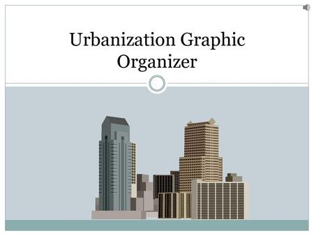 Urbanization Graphic Organizer