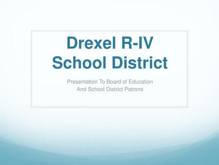 Drexel R-IV School District