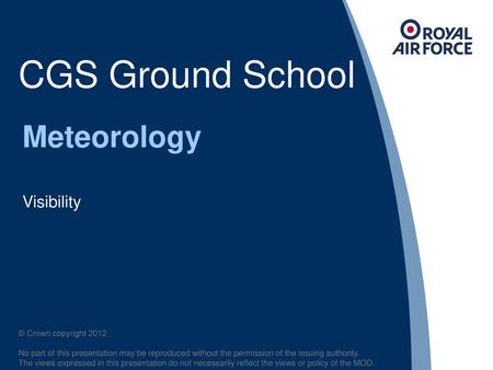 CGS Ground School Meteorology Visibility