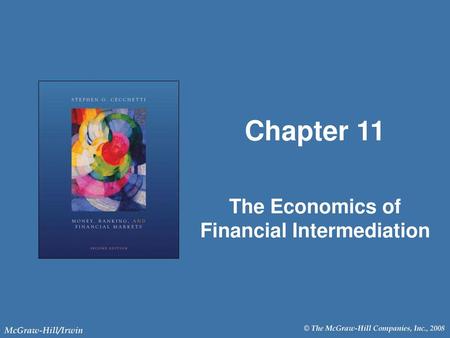 The Economics of Financial Intermediation