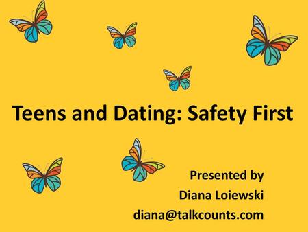Teens and Dating: Safety First