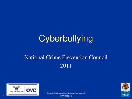 National Crime Prevention Council 2011
