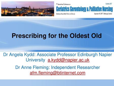 Prescribing for the Oldest Old