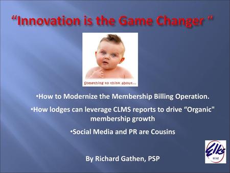 “Innovation is the Game Changer “