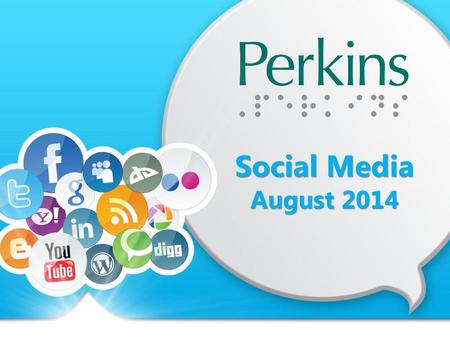 Social Media August 2014.