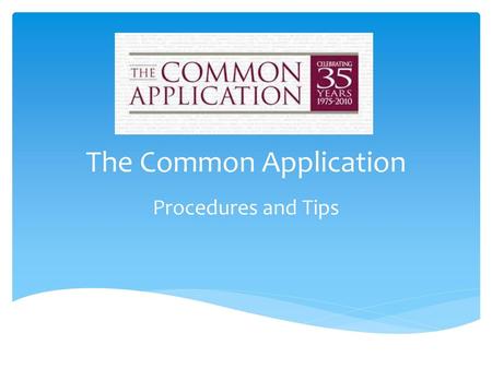 The Common Application