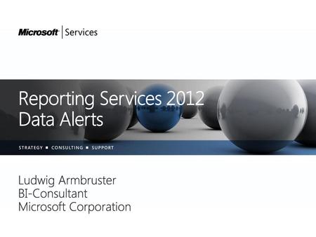 Reporting Services 2012 Data Alerts