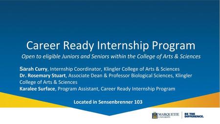 Career Ready Internship Program