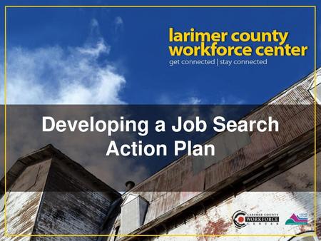 Developing a Job Search Action Plan