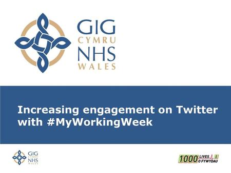 Increasing engagement on Twitter with #MyWorkingWeek