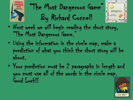 “The Most Dangerous Game” By Richard Connell