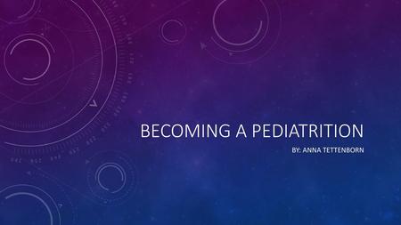 Becoming a Pediatrition
