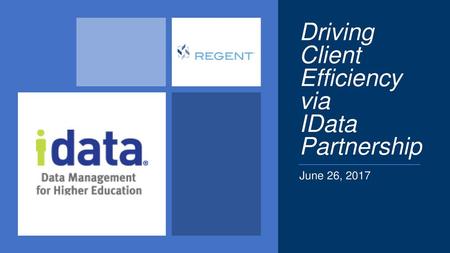 Driving Client Efficiency via IData Partnership